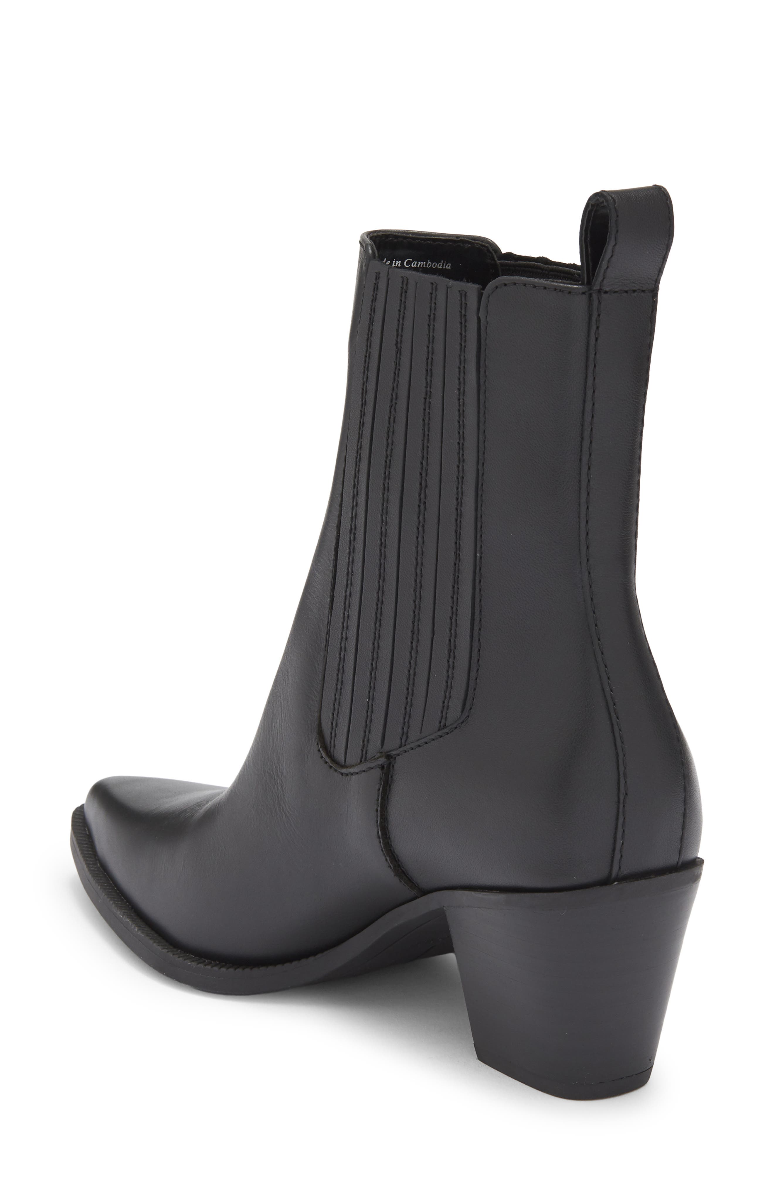 Dolce Vita Stacia Bootie, Alternate, color, Black Leather