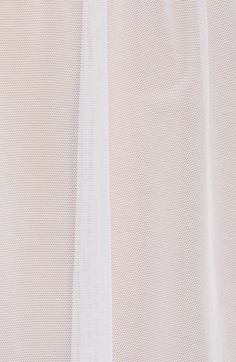 Black Bow Sarah Lace Babydoll Chemise, Alternate, color, White