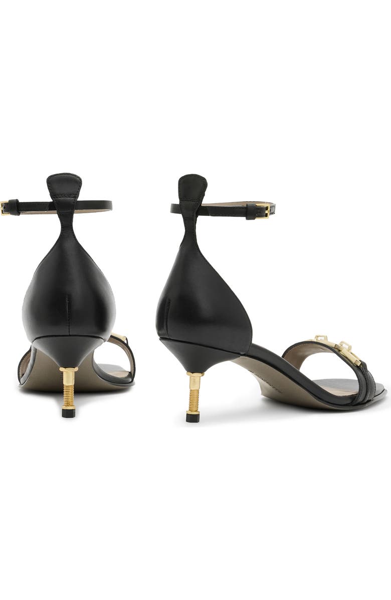 AllSaints Gloria Chain Sandal, Alternate, color,