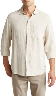 Tommy Bahama New Party Breezer Linen Long Sleeve Button-Up Shirt