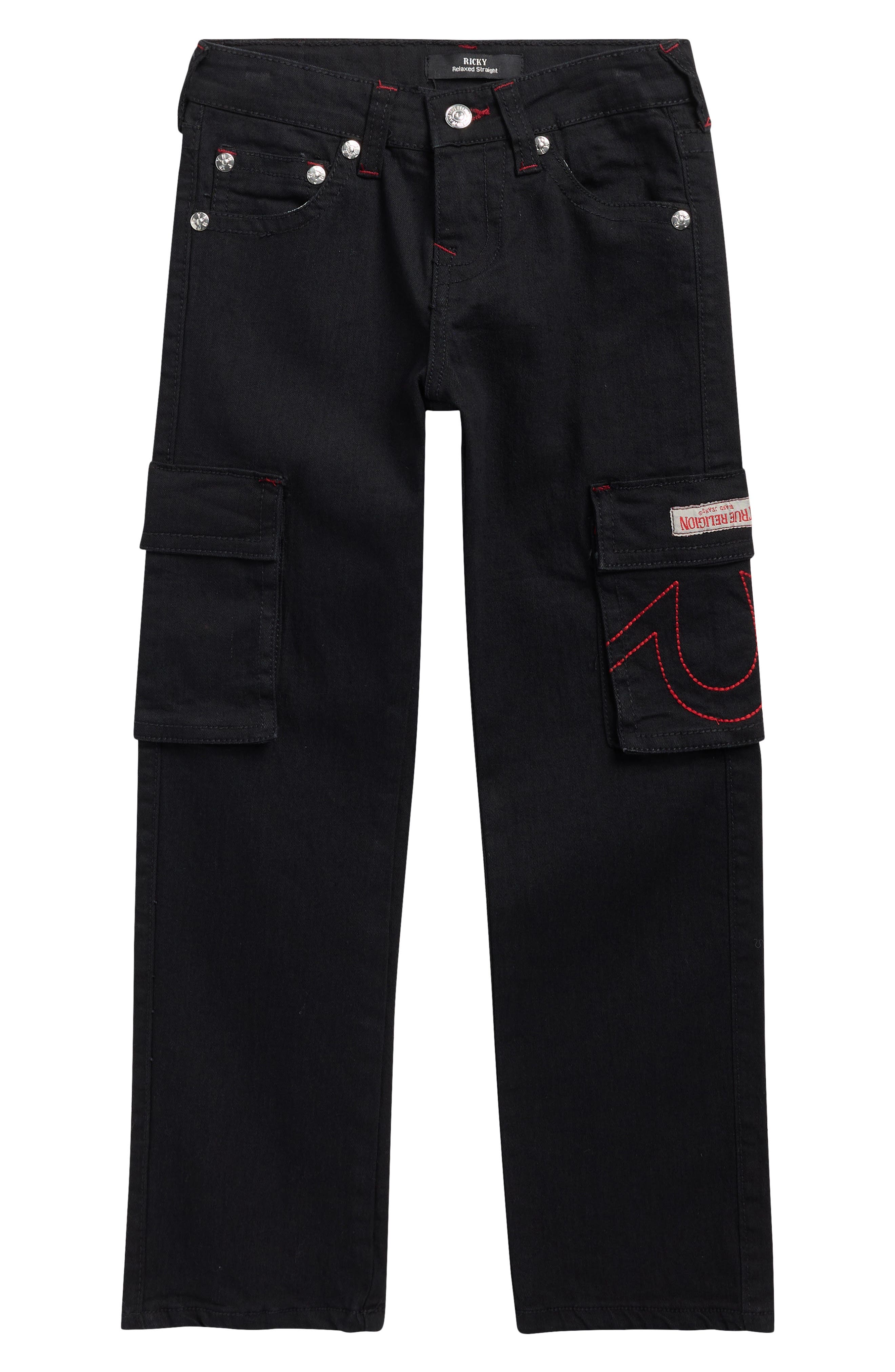 True Religion Kids' Ricky Cargo Jeans