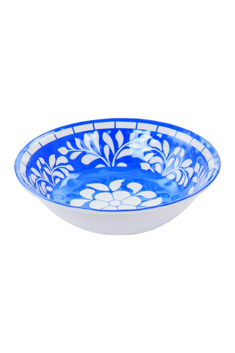 Nelly 12 Piece Melamine Dinnerware Set, Alternate, color, Blue