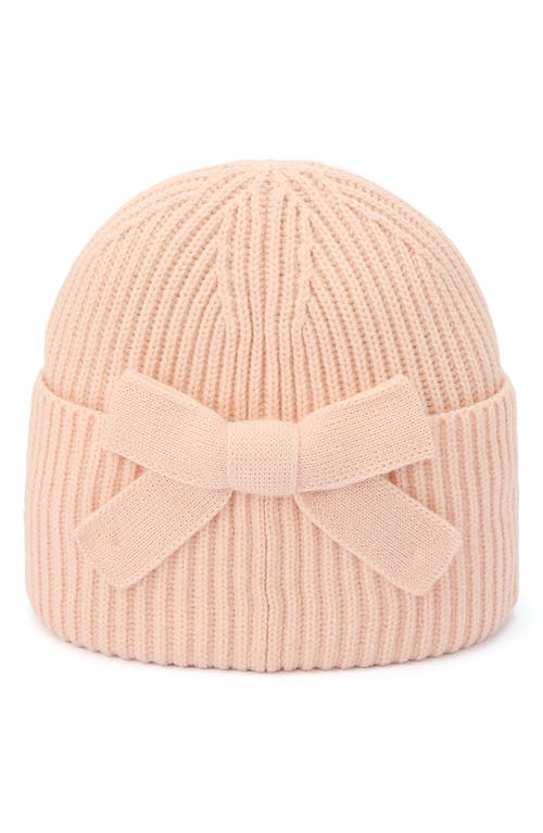 Kate Spade New York Bow Rib Beanie In Pink