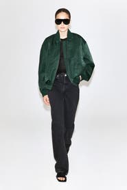 COS Gathered Nylon Bomber Jacket