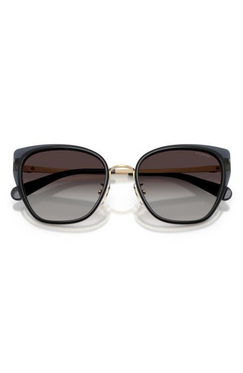 53mm Gradient Square Sunglasses