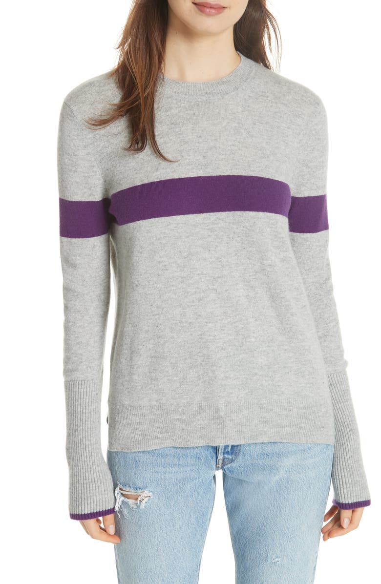 La Ligne Bold Stripe Cashmere Sweater, Main, color,