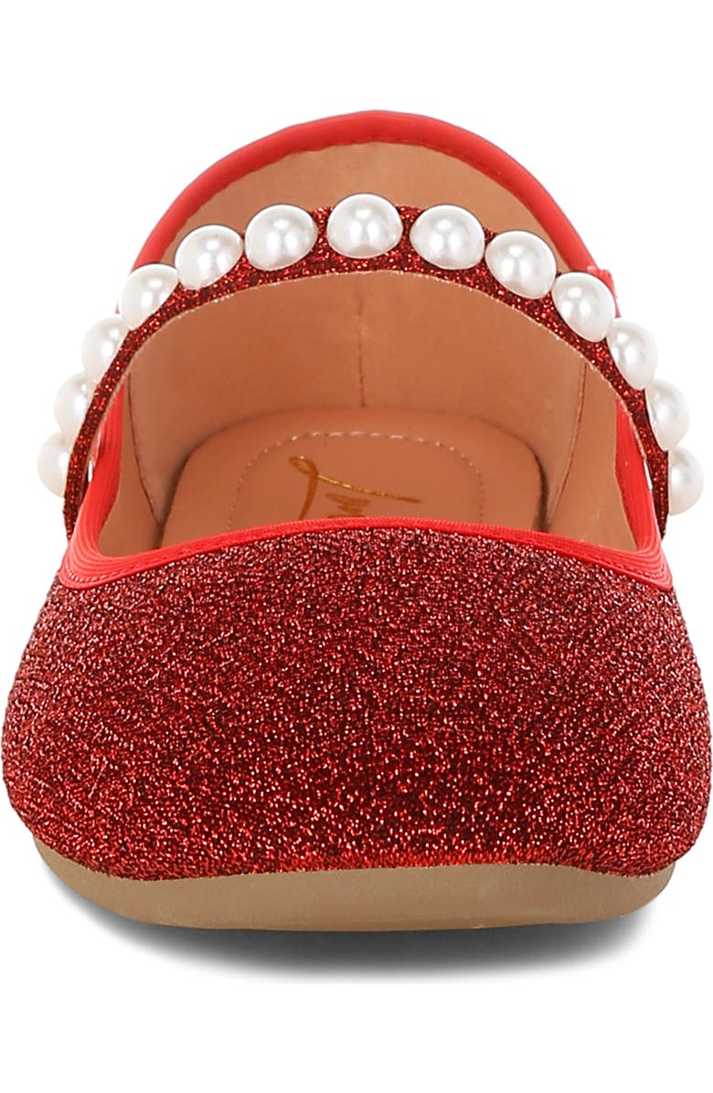 LONDON RAG Corphee Mary Jane Flat, Alternate, color, Red