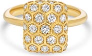 Sara Weinstock Honeycomb Diamond Square Ring
