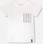 Deux par Deux Short Sleeve Jersey T-Shirt with Chest Pocket