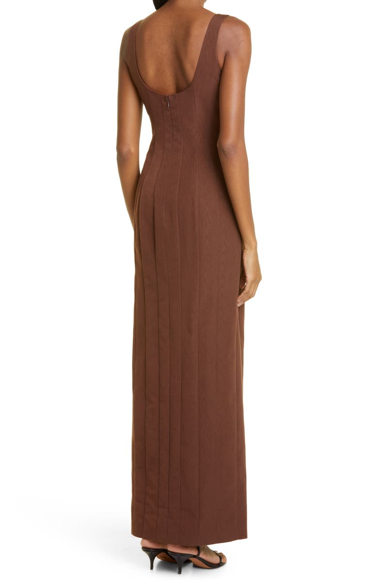 STAUD Portrait Seamed Sheath Dress, Alternate, color, 