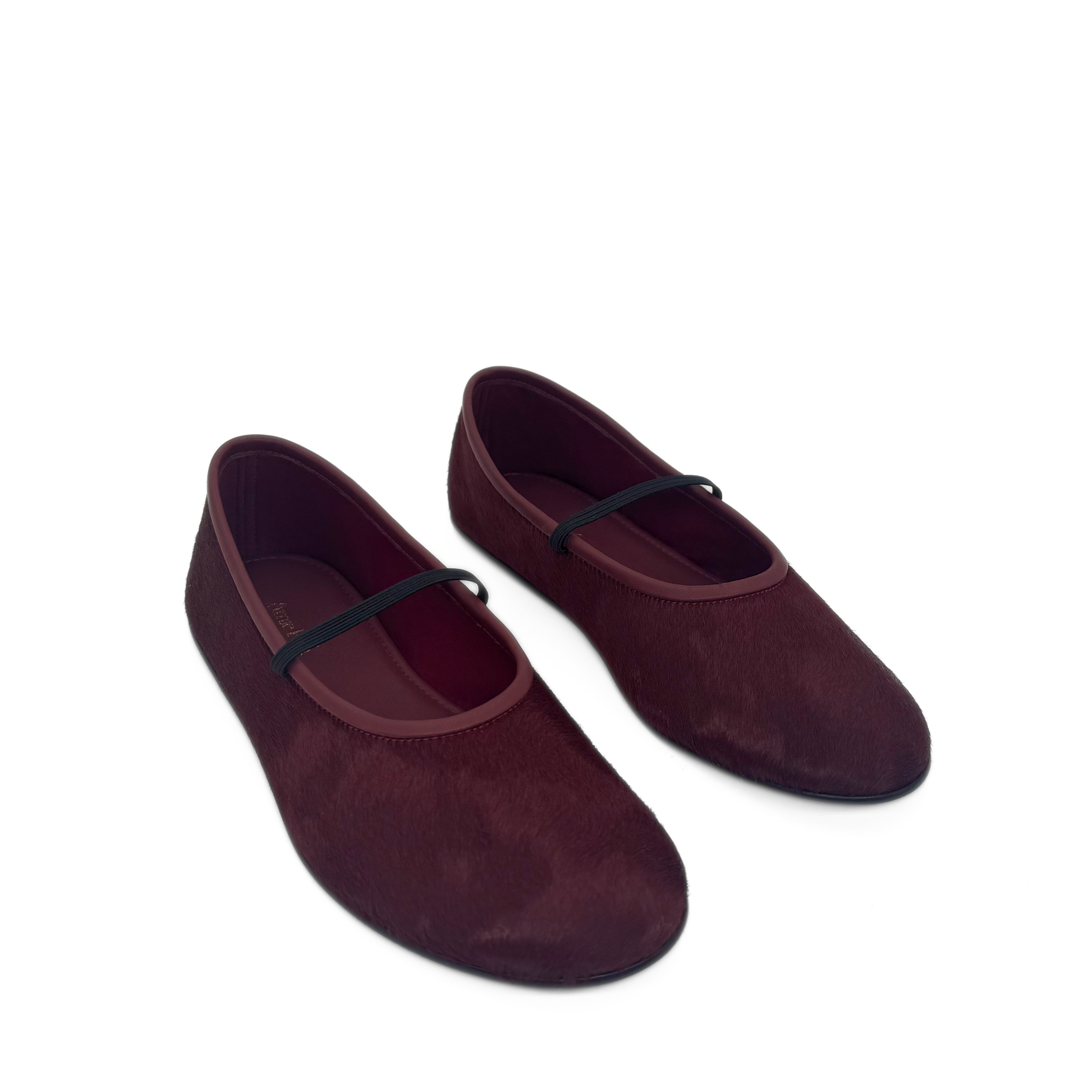 Amber Pony Hair Mary Janes, Alternate, color, Red Pony Hair