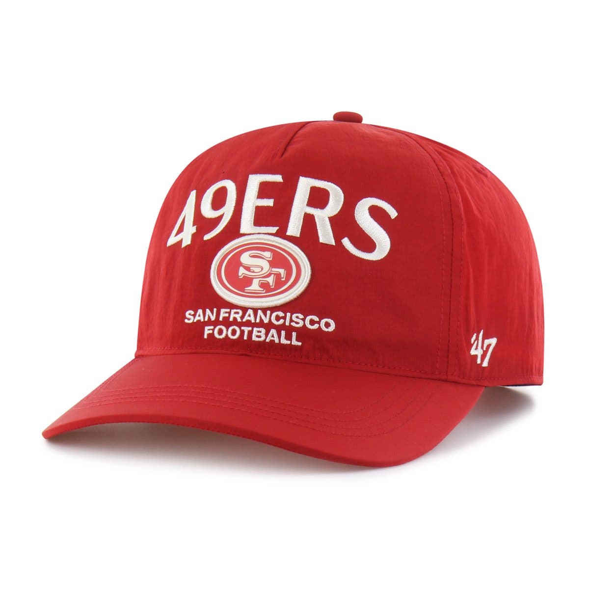 Nacigatio '47 Men's '47 Scarlet San Francisco 49ers Modernia Hitch Adjustable Hat ...