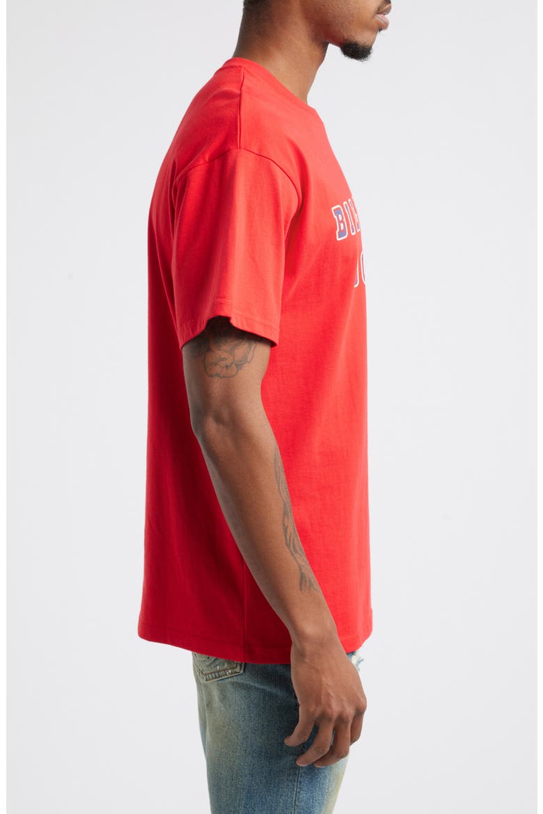 Ranch Logo Cotton Graphic T-Shirt, Alternate, color, RACING RED