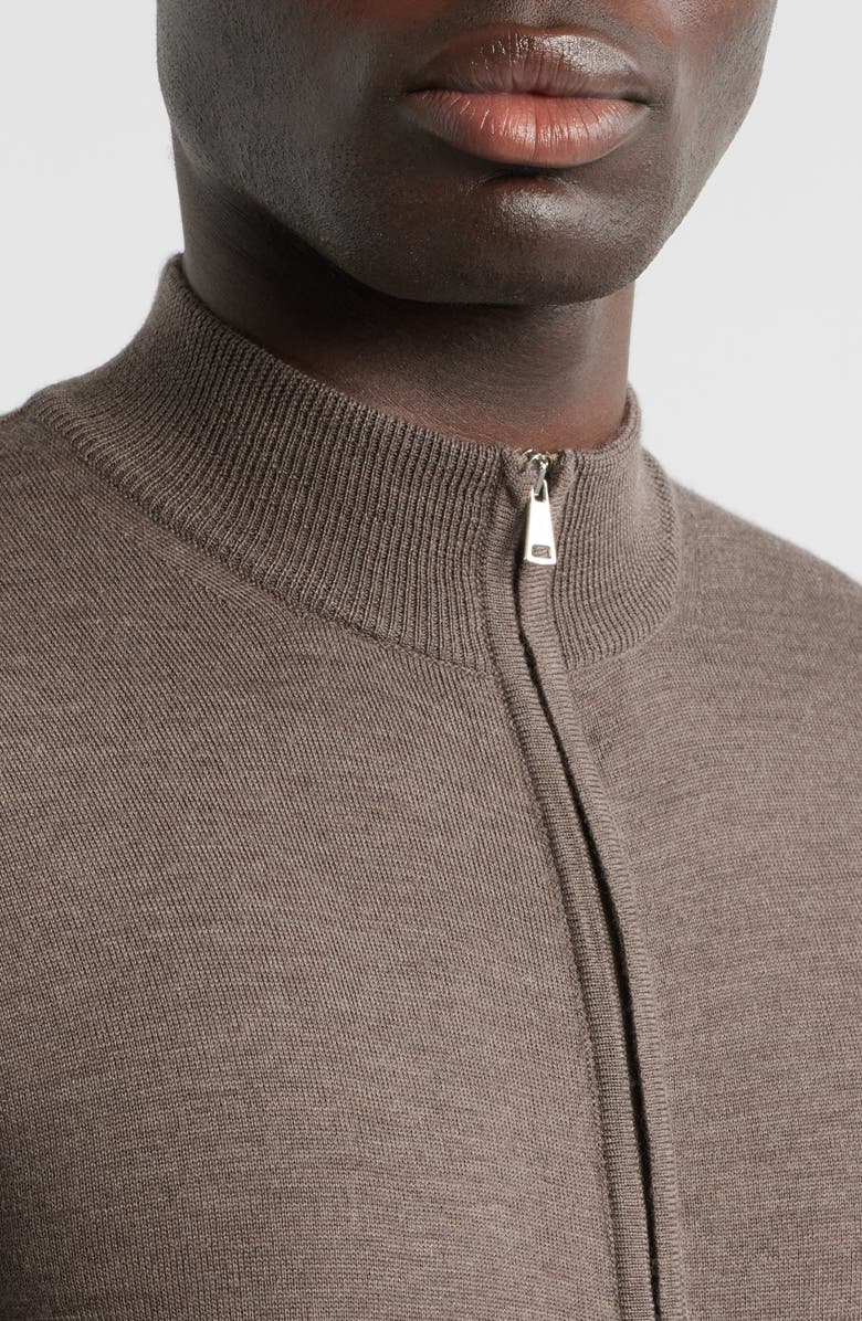 Aurélien Cashwool<sup>®</sup> Full Zip Sweater, Alternate, color, Ash Grey