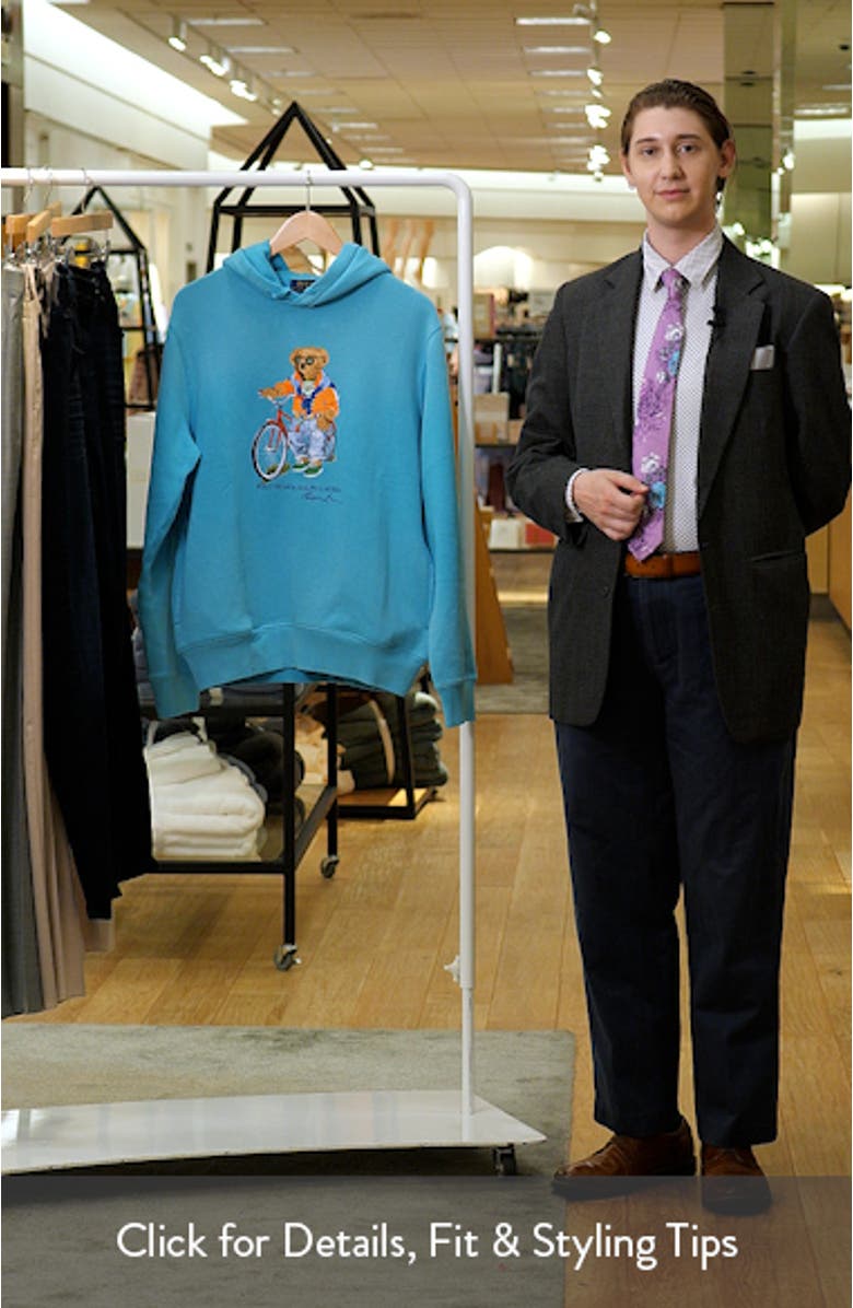 Polo Bear Graphic Hoodie, sales video thumbnail