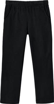 CITY THREADS Girls Soft 100% Cotton UPF 50+ Jersey Pocket Pants
