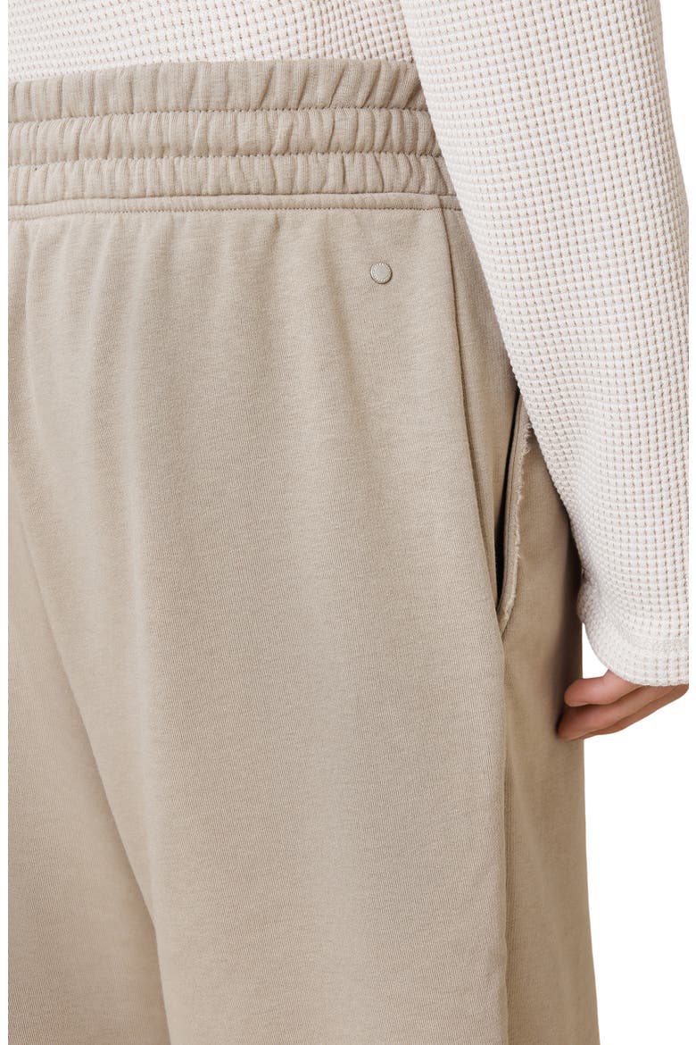 Helix Straight Fit Cotton Blend Sweat Shorts, Alternate, color, MIRE BROWN