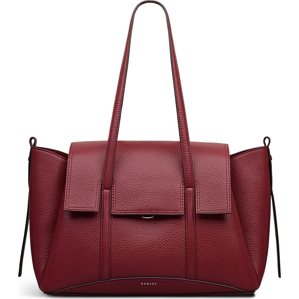 Radley The Chancery Medium Flapover Shoulder Bag In Red