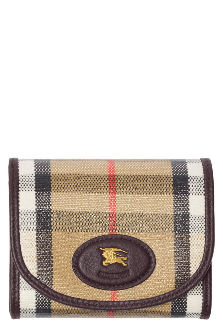 Highlands Coated Canvas Compact Wallet, Main, color, SAND