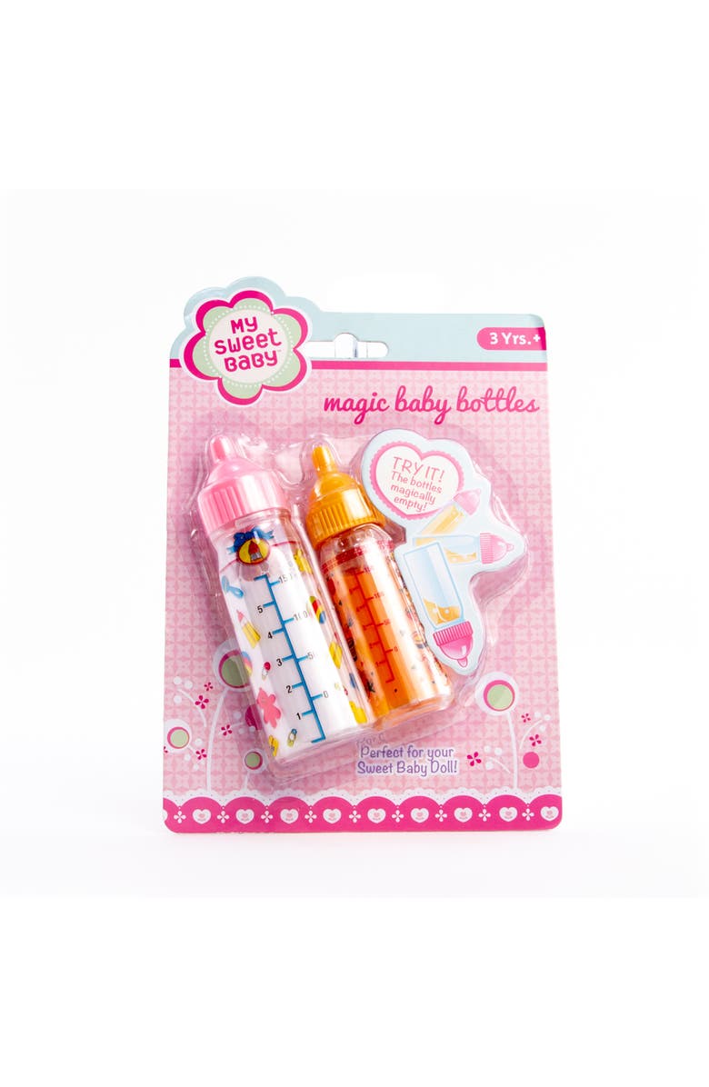 Toysmith My Sweet Baby Magic Baby Bottles, Main, color, Multicolored