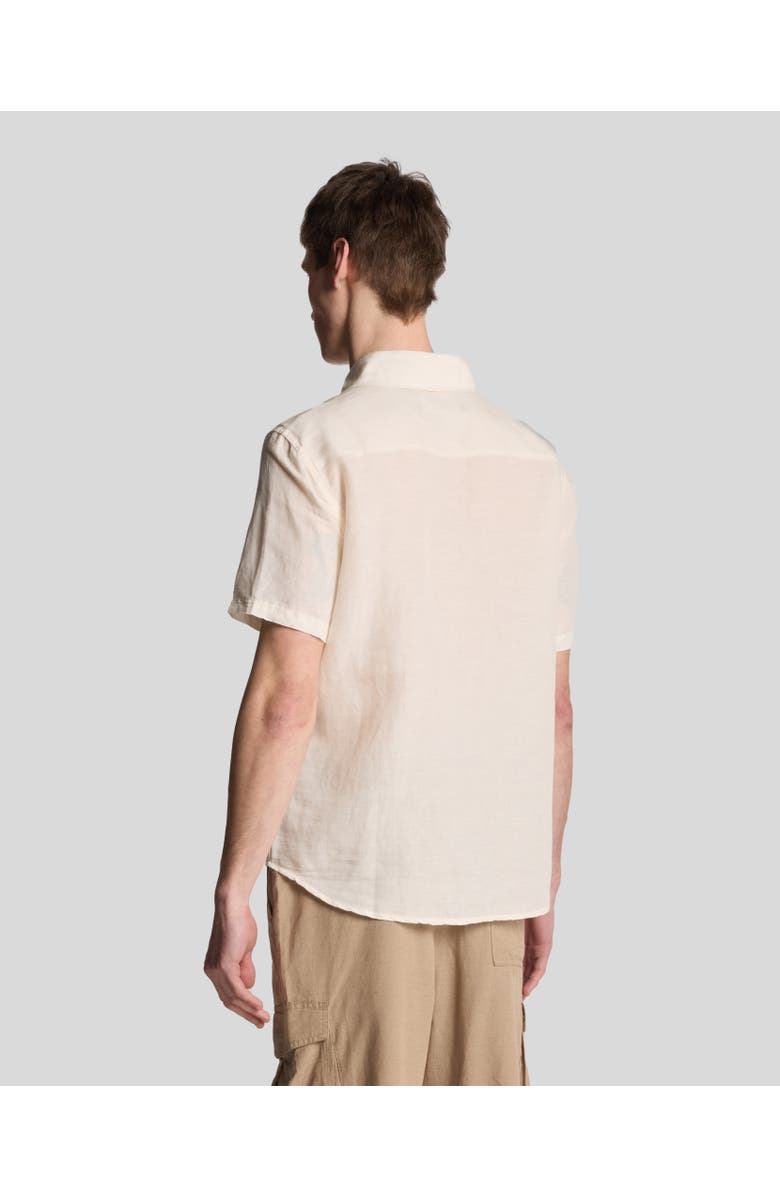 Lyle & Scott Hemp Short Sleeve Shirt, Alternate, color, Natural