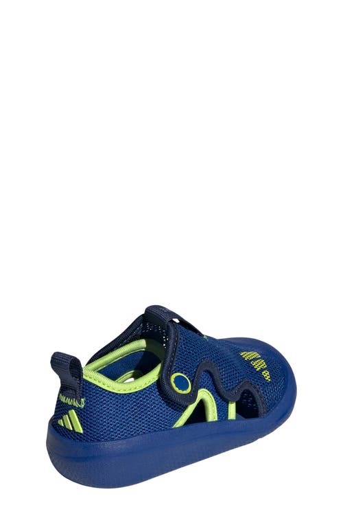 Adidas Originals Adidas Kids' Altaventure 3.0 Swim Sandal In Royal Blue/dark Blue/slime