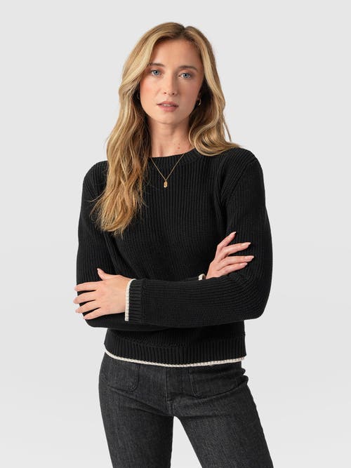 Shop Saint + Sofia Remy Crop Sweater