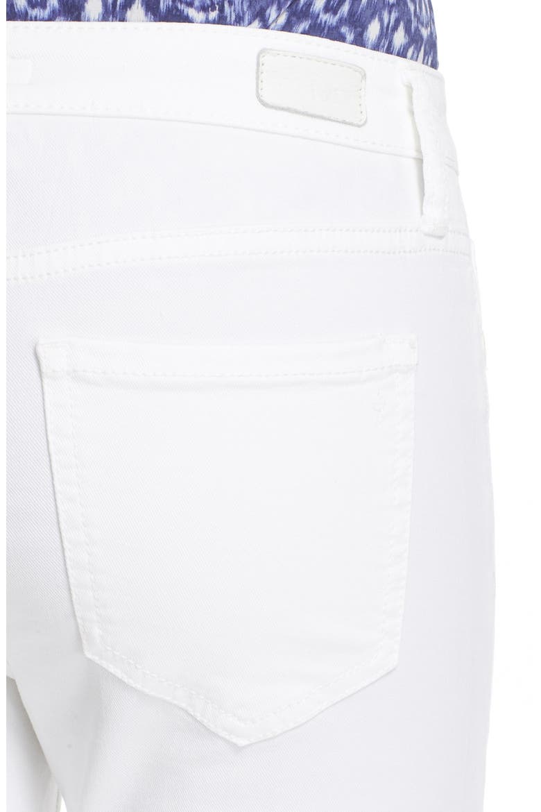 Stretch Denim Skinny Jeans, Alternate, color, WHITEOUT