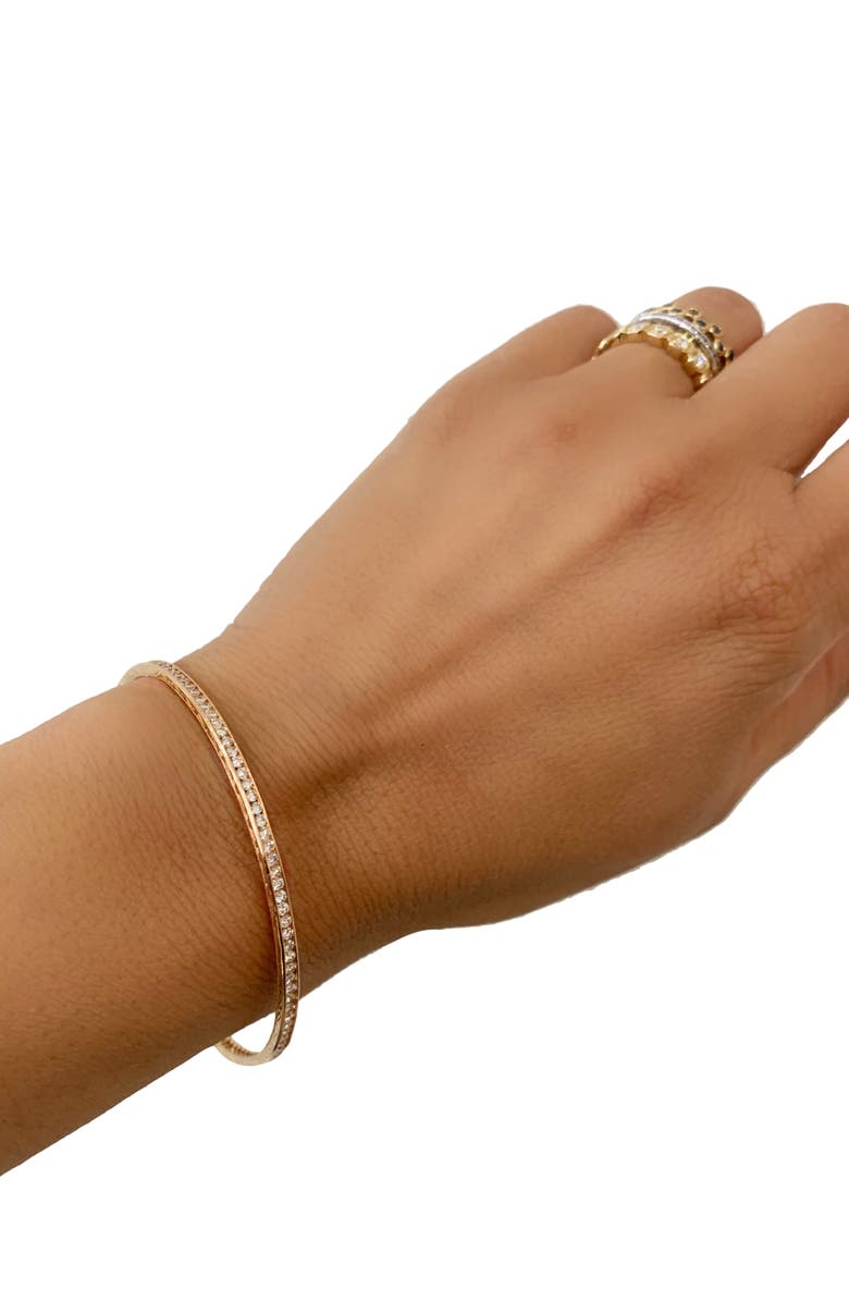 Sethi Couture Diamond Channel Bangle, Alternate, color, 