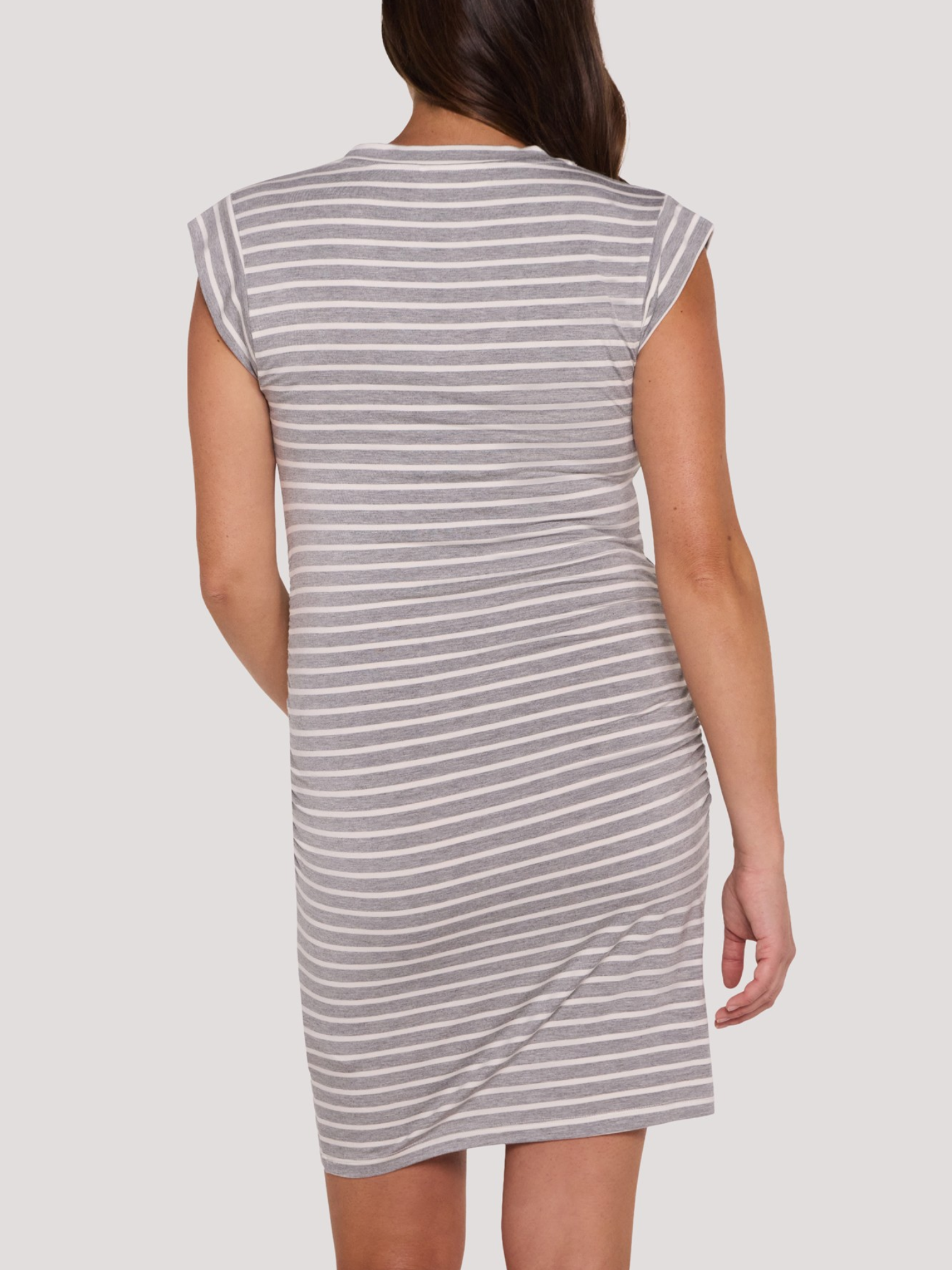 Muscle Sleeve V-Neck Mini Dress - image 4