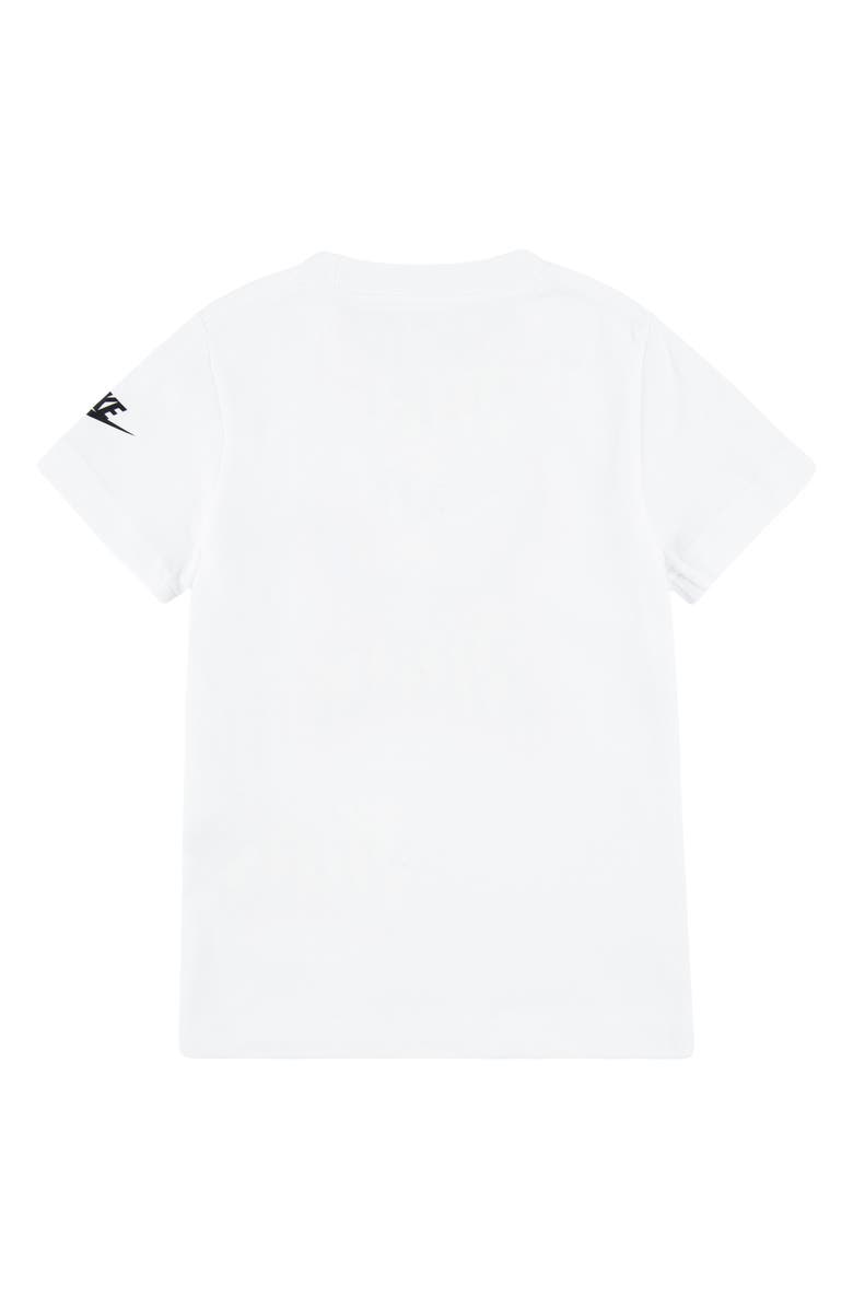 Nike Kids' Icon Logo Graphic T-Shirt, Alternate, color, White