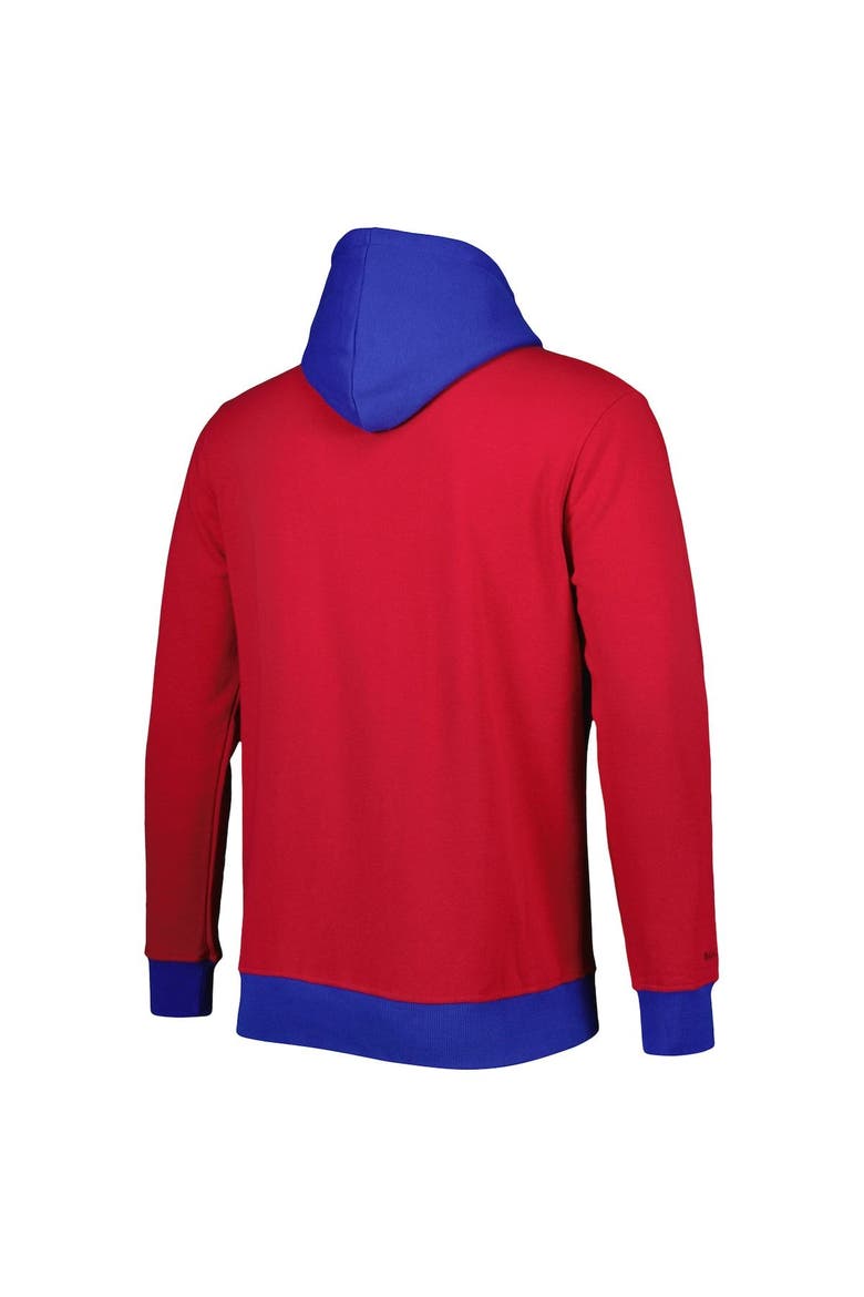 Men's Mitchell & Ness Red New York Giants Big Face 5.0 Pullover Hoodie, Alternate, color, Red