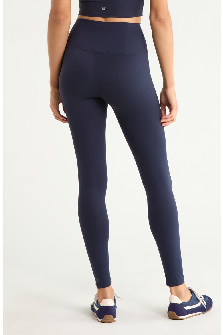 Sprint Rigor High Waist 7\/8 Leggings, Alternate, color, INDIGO