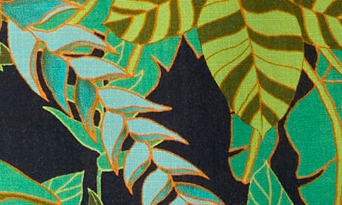 Sanctuary Tropical Floral Faux Wrap Miniskort In Tropical Green