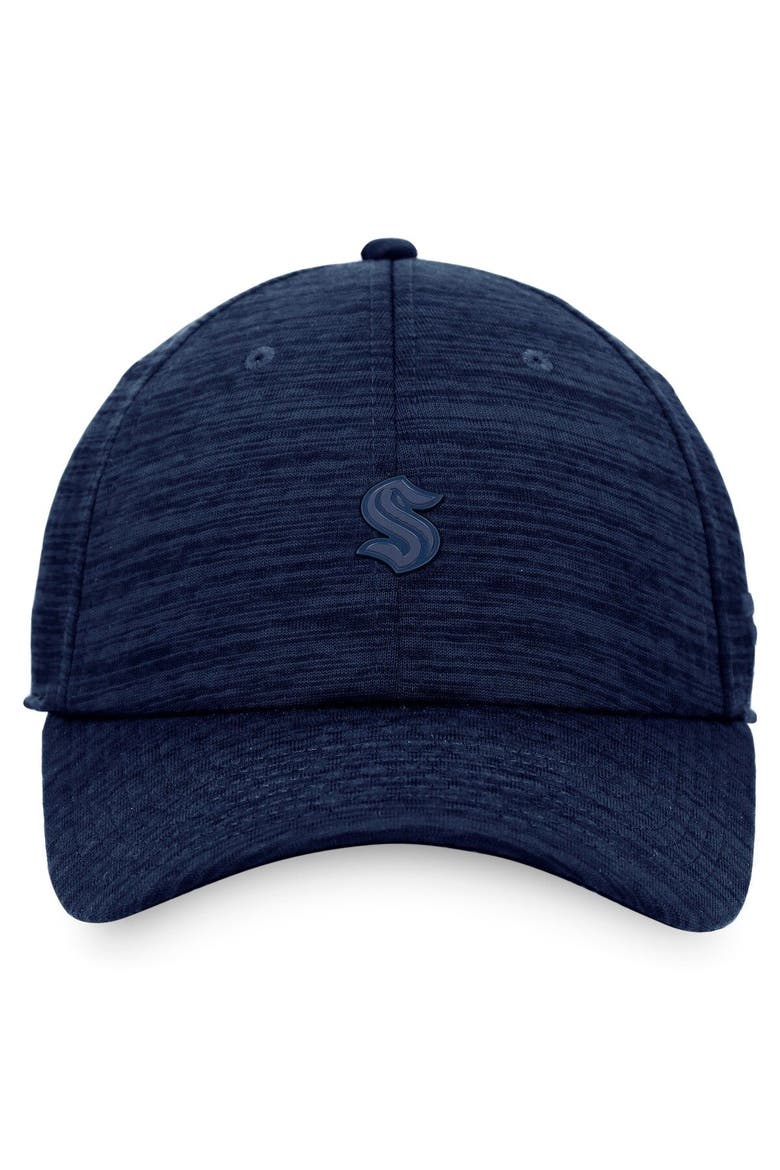 Men's Fanatics Branded Navy Seattle Kraken Authentic Pro Road Snapback Hat, Alternate, color, Navy