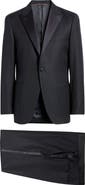 Canali Contemporary Regular Fit Navy Wool Blend Tuxedo