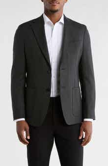 Calvin Klein Herringbone Notch Lapel Sport Coat