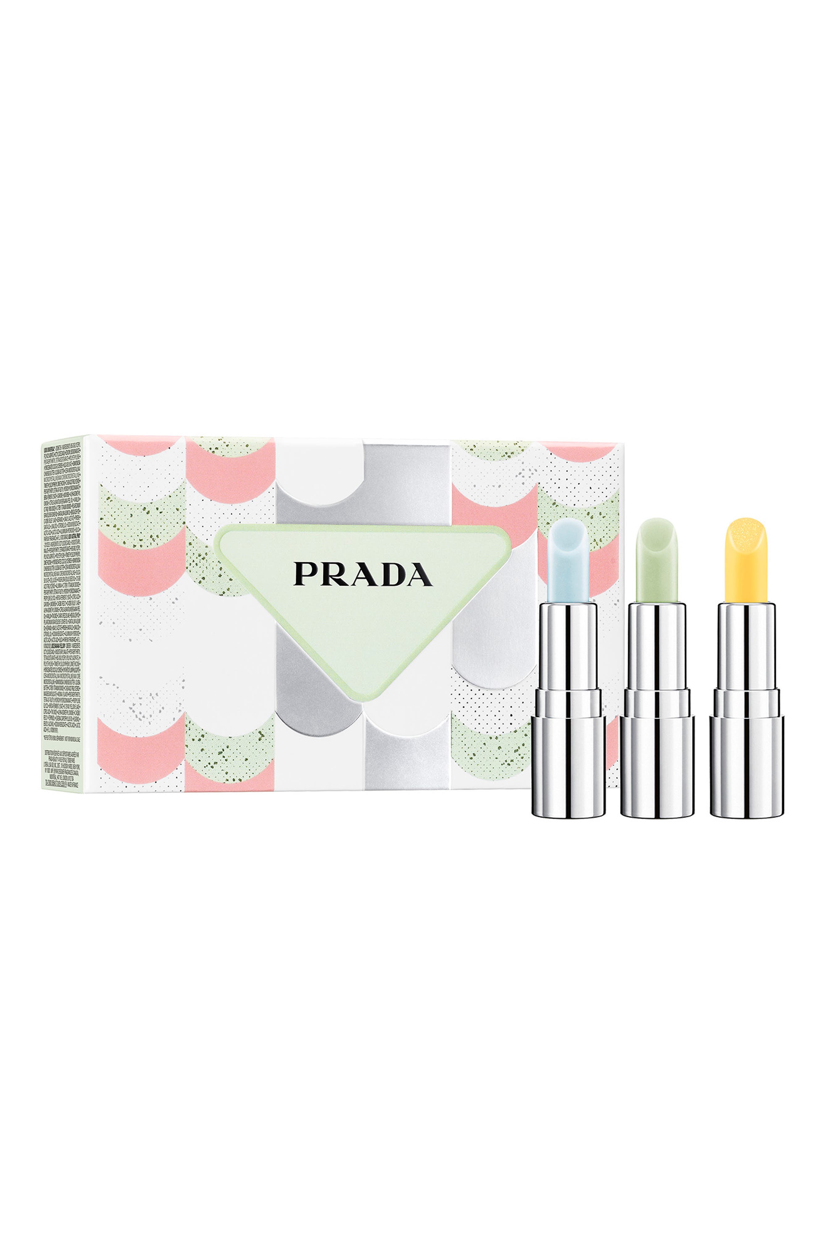 Набор мини-бальзамов для губ Prada Lip Balm Trio
