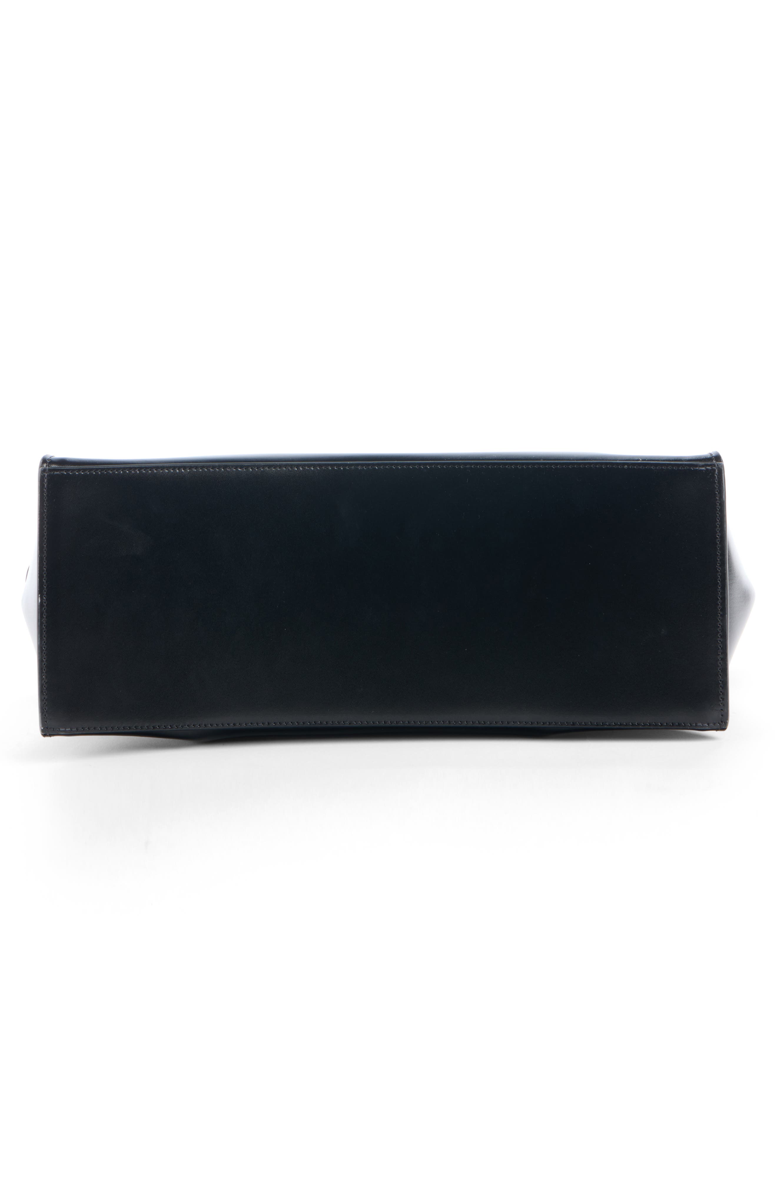 Avenue Top Handle Leather Bag, Alternate, color, 1000 BLACK