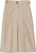 3.1 Phillip Lim Pleated Cotton Blend Poplin Culottes