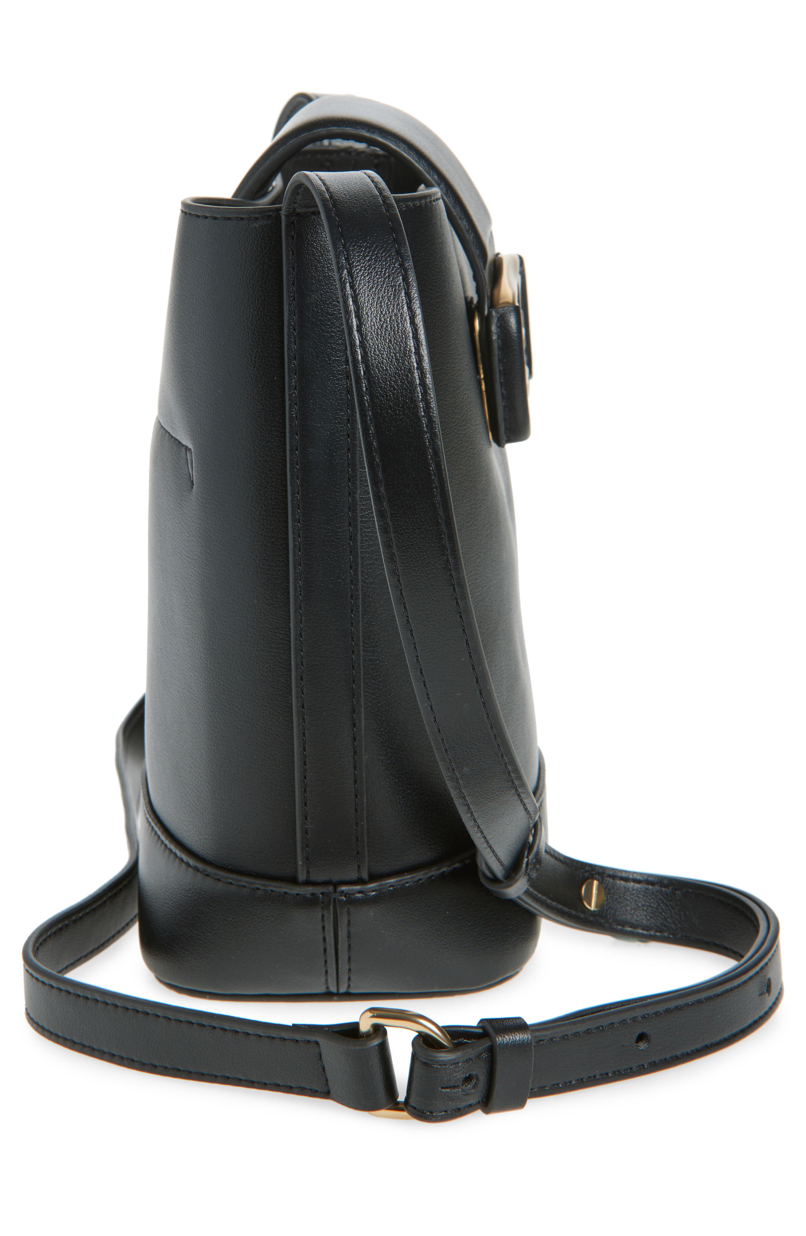 Sam Edelman Hazel Leather Bucket Bag, Alternate, color, 