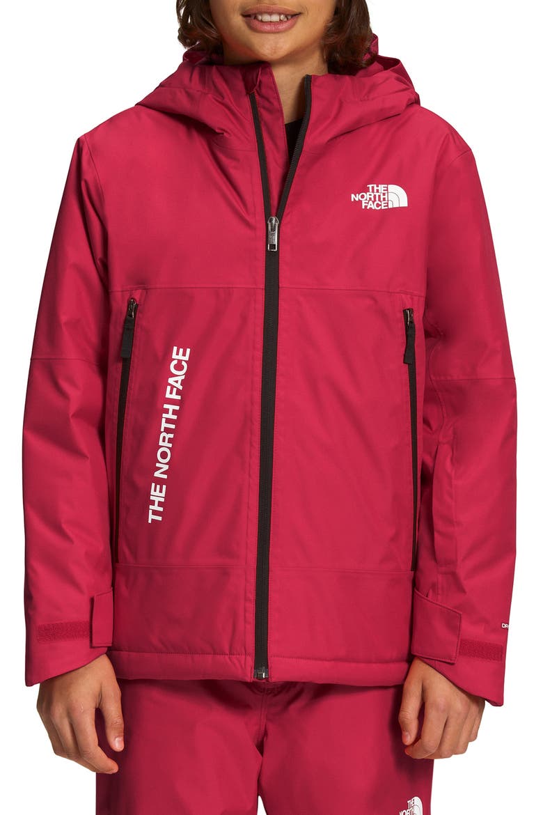 Kids' Freedom Insulated Waterproof Hooded Jacket, Alternate, color, RED
