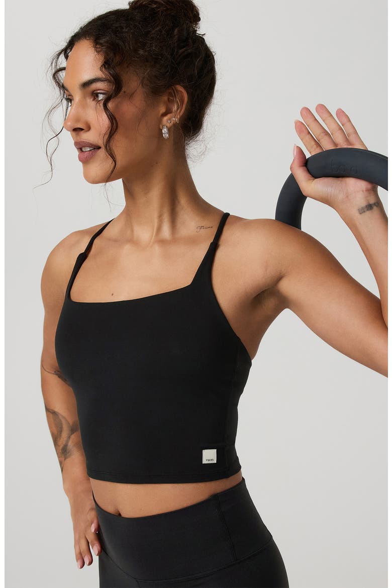 All the Feels Strappy Back Tank, Alternate, color, BLACK
