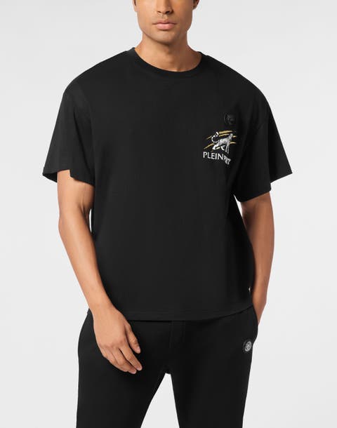 Round Neck T-Shirt Tiger Scratch Men