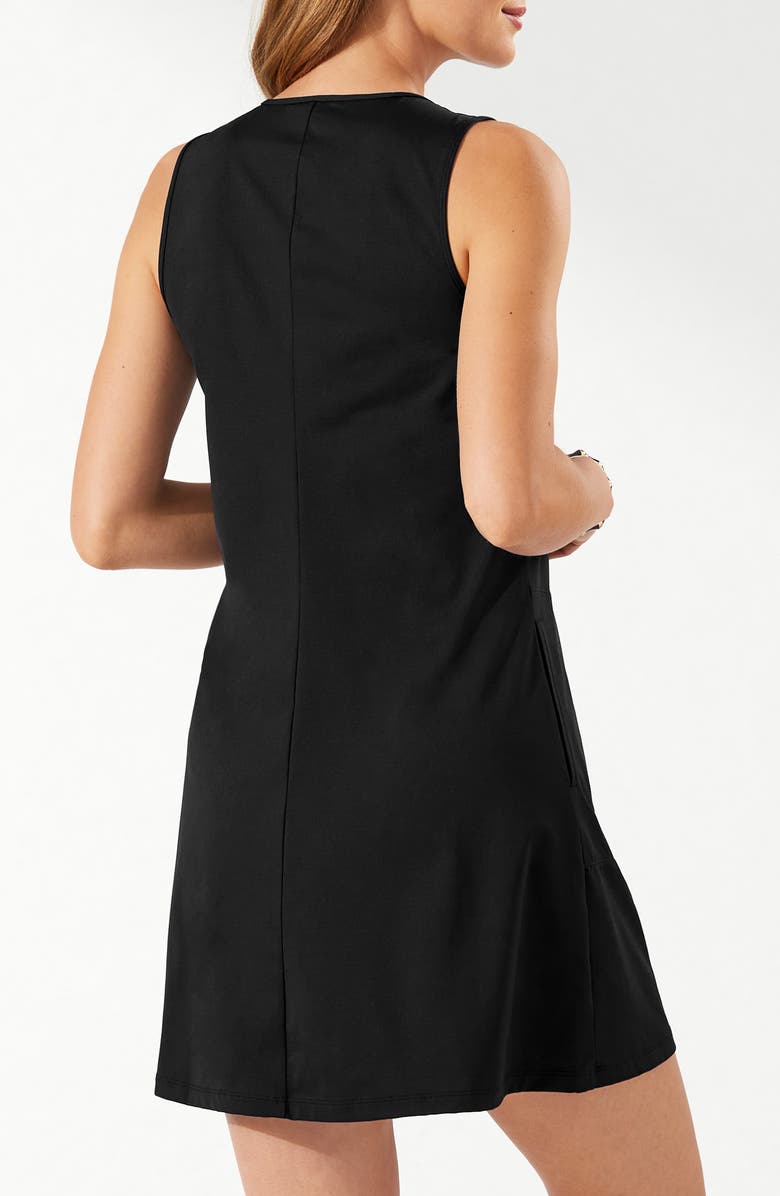 Tommy Bahama Pearl Quarter-Zip Spa Cover-Up Dress, Alternate, color,