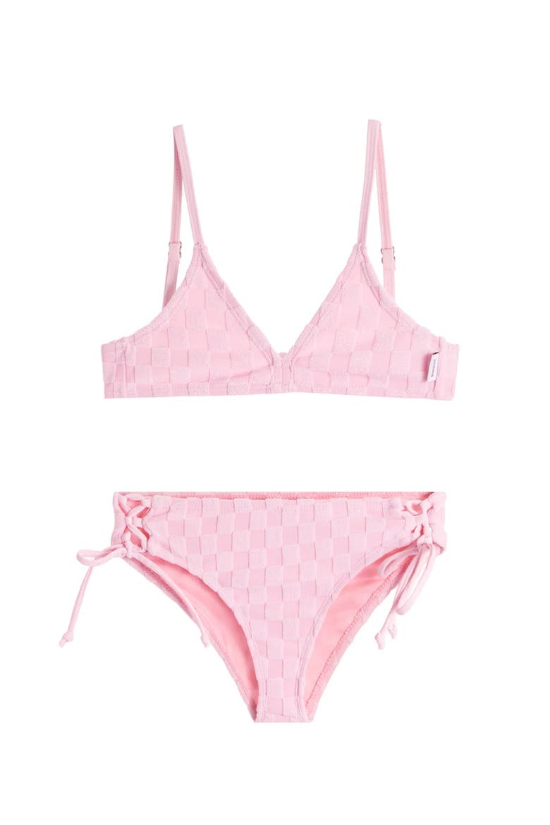 Terry Bikini Swimsuit, Alternate, color, Candy Pink