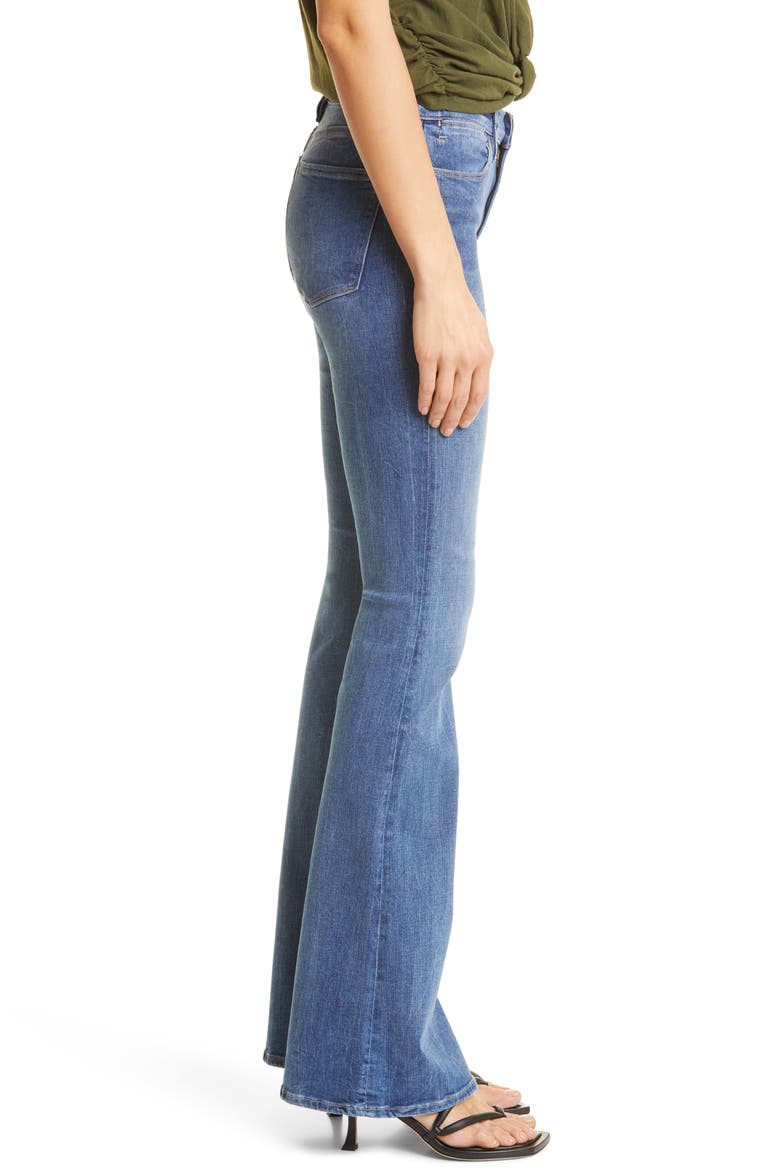 Le High Waist Flare Jeans, Alternate, color, ASHTON