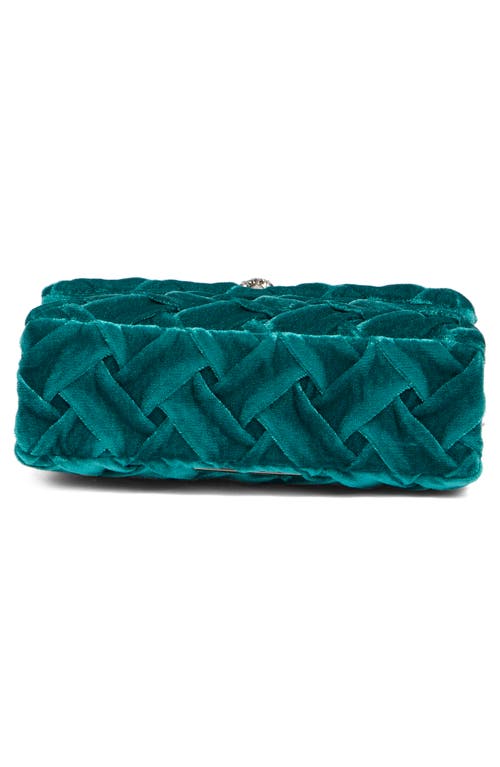 Kurt Geiger London Mini Kensington Velvet Shoulder Bag