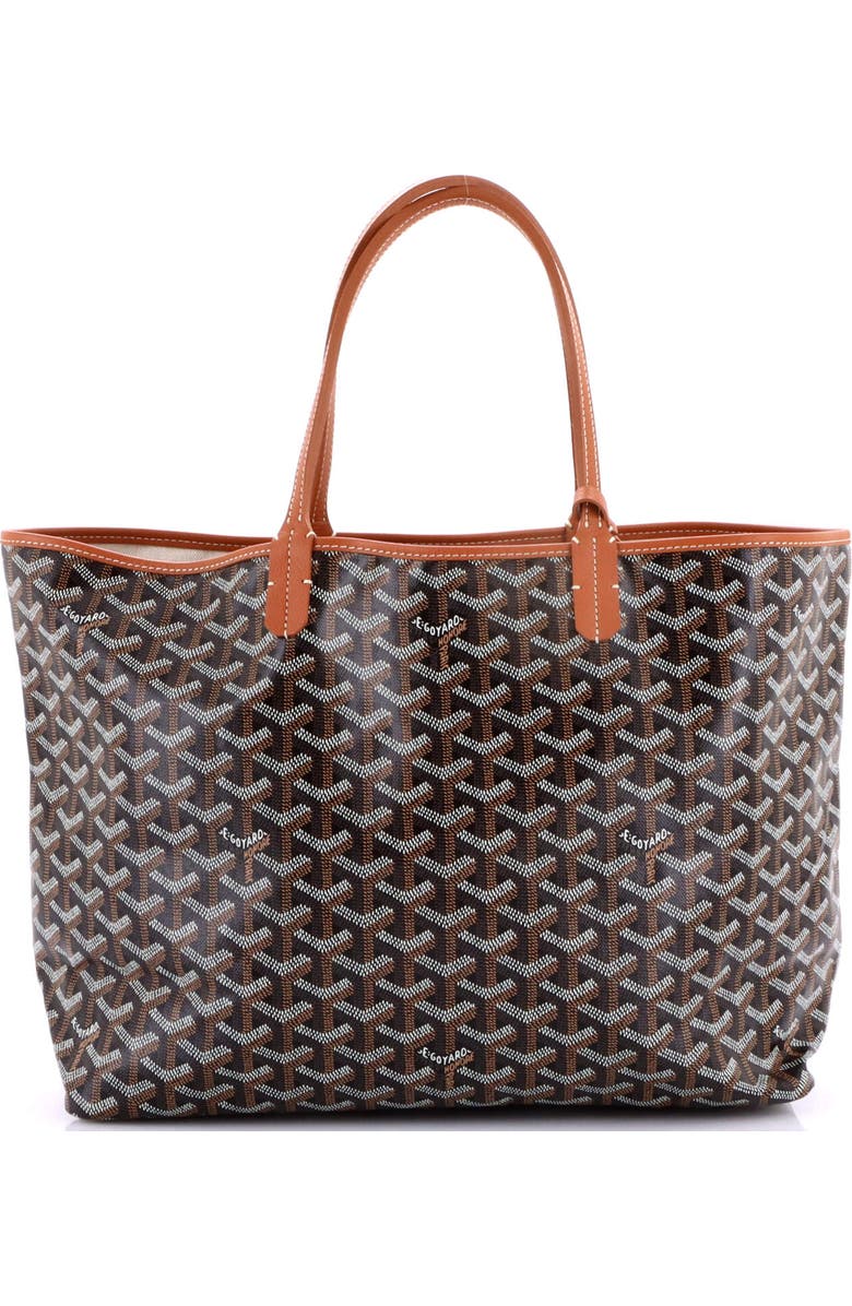 Pre-Owned Goyard Saint Louis Tote Coated Canvas PM, Alternate, color, Brown