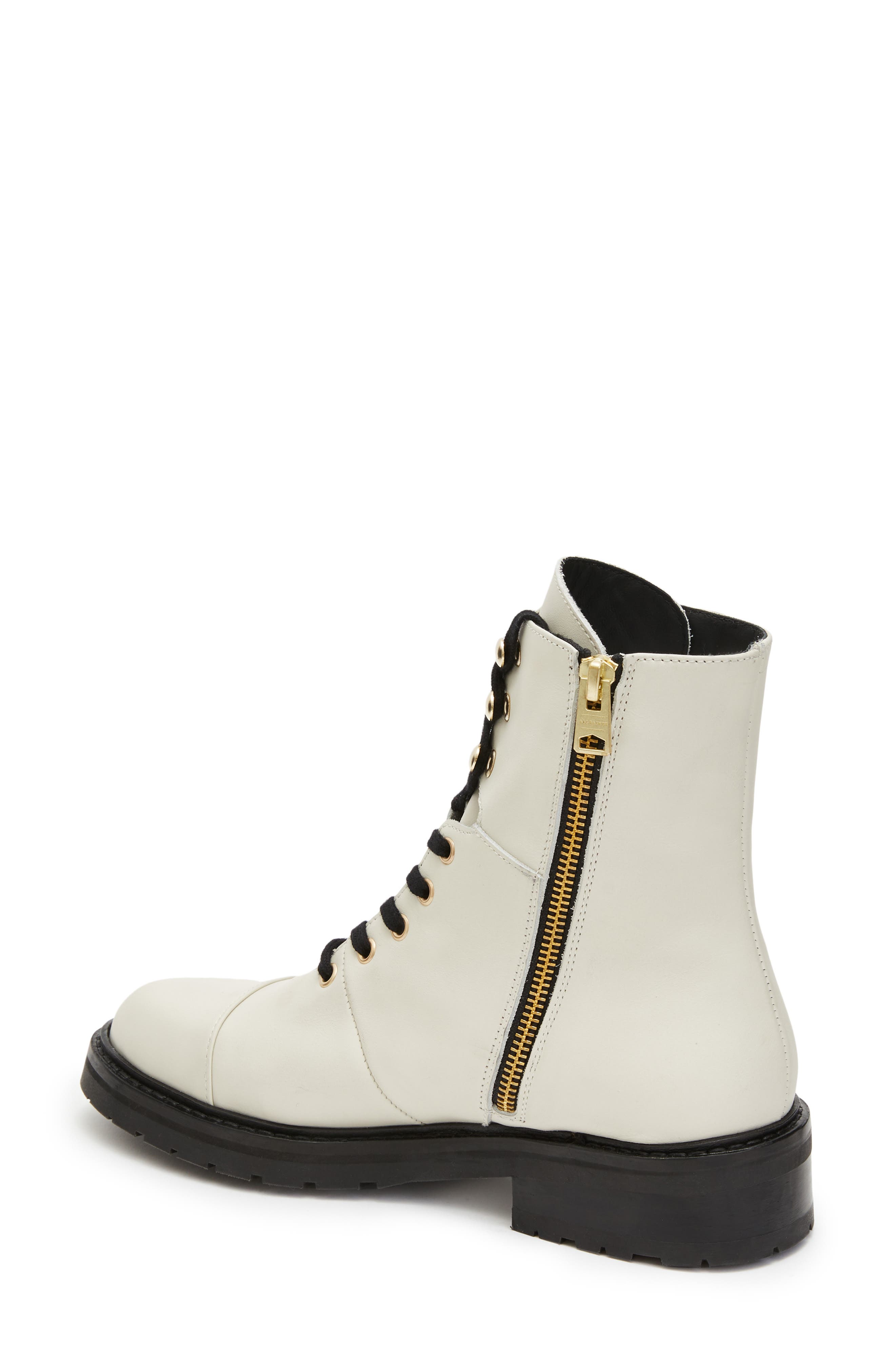 AllSaints Dusty Cap Toe Lug Sole Combat Boot, Alternate, color, 